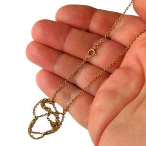 Vintage 14K GF chain necklace